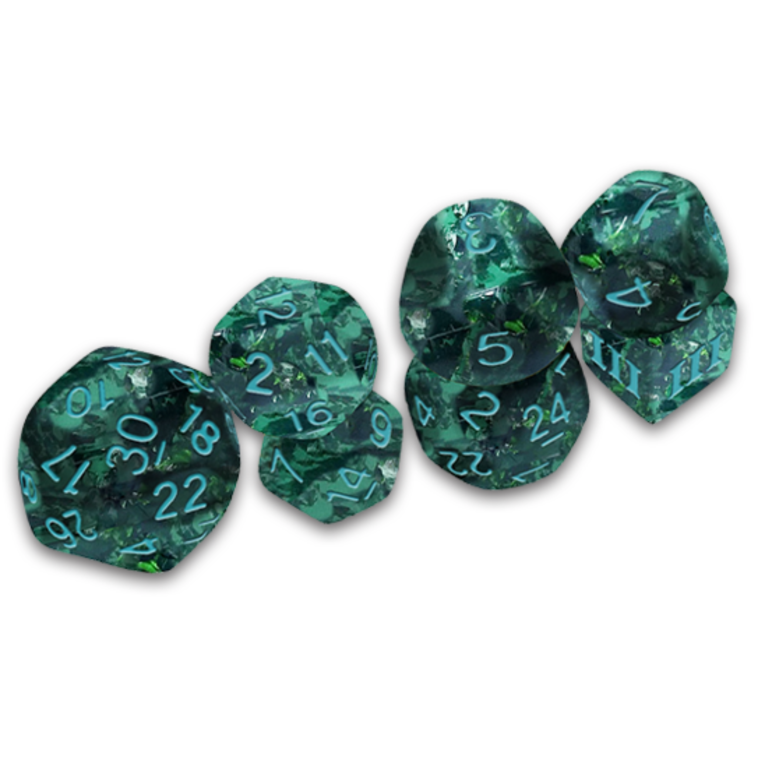 DCC Funky Verdigris Grecian Vase Dice Set